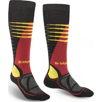 Pánské termo ponožky Bridgedale Ski Midweight Velikost: M, Barva: black/gold/226