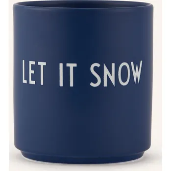 Design Letters Hrnek Let It Snow, tmavě modrá