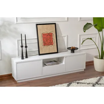 Televizní stolek TV stolek Vanguard - Natural White