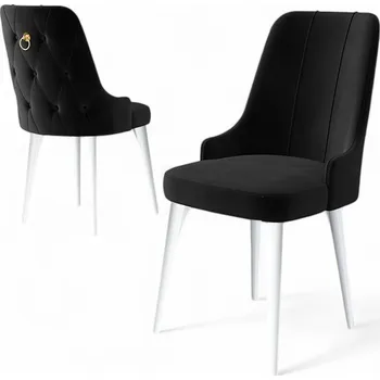 Barová židle Sada židlí (2 kusy) Newa - Black, White