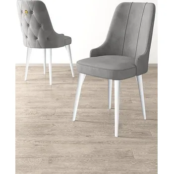 Barová židle Sada židlí (2 kusy) Newa - Grey, White