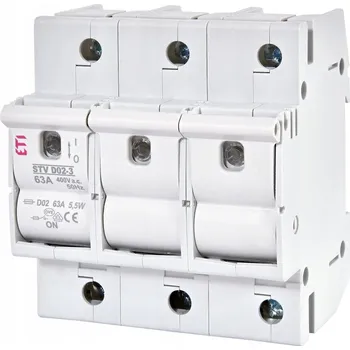 Pojistkový odpínač 3P STV D02 63A ETI
