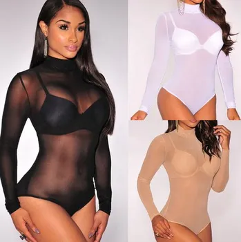 Dámská erotická souprava Průhledné body S-L Barva: Černá