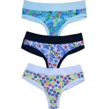 Kalhotky Dámské brazilky Lovelygirl 6532D vzorované XL