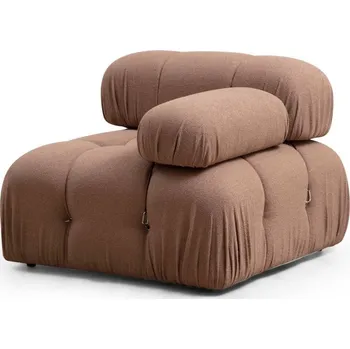 Křeslo Křeslo / Jednomístná pohovka Bubble 1R - Brown Bouclette