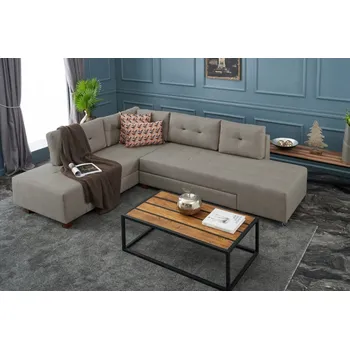 Pohovka Rohová rozkládací pohovka Manama Corner Sofa Bed Left - Cream