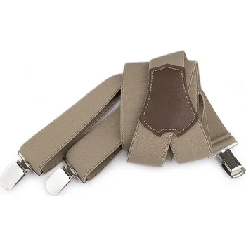 Kšandy Šle délka 120 cm šířka 3,5 cm béžové v krabičce vzor 650265, VELIKOST UNI