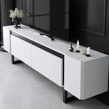 Televizní stolek TV stolek Yildiz - White, Black