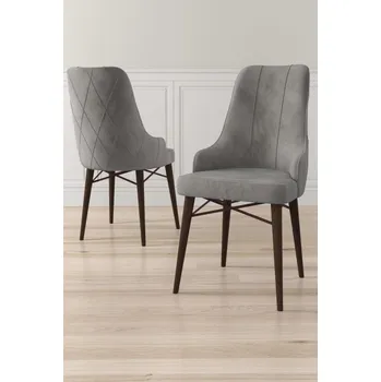 Barová židle Sada židlí (4 kusy) Neta - Grey, Brown