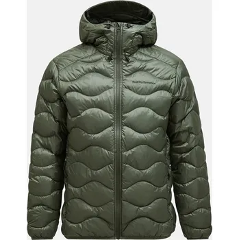 Pánská Zateplená bunda PEAK PERFORMANCE HELIUM DOWN HOOD JACKET MEN G79845030_48C – Zelená 2XL