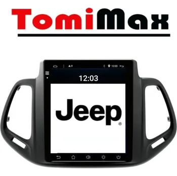Autorádio TomiMax Jeep Compass 2017-2018 TESLA style Android 14 autorádio s WIFI, GPS, USB, BT HW výbava: 4 Core 2GB+32GB LOW - Model auta: Jeep Compass 2017-2020 TESLA style, Velikost obrazovky: Dotyková obrazovka: 9,7"