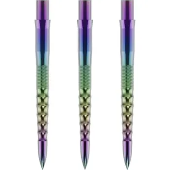 Příslušenství pro šipky Mission Kovové hroty Caliburn - Ripple - Coral - 26 mm