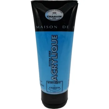 Vodová barva Charvin Paris Akrylová barva Extra Fine Azure Blue 426 tuba 200ml