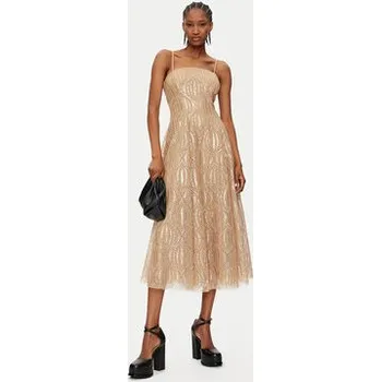 Dámské šaty Rinascimento Koktejlové šaty CFC0120098003 Zlatá Regular Fit L