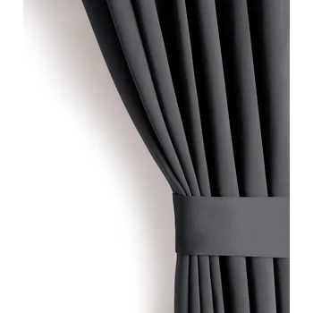 Závěs AmeliaHome Blackout 140x245 cm grafitový, velikost 140x245