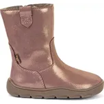 Zimní barefoot kozačky Froddo Zeru Tex boot - pink/gold 28