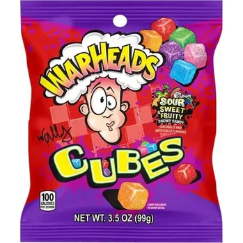 Bonbon Kyselé žvýkací bonbony Warheads - Ovocné příchutě 99 g