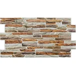 Obkladové panely 3D PVC TP10017303, cena za kus, rozměr 980 x 480 mm, kámen hnědo-šedý, GRACE 220371148