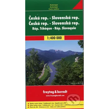 Česká republika, Slovenská republika 1:400 000 - freytag&berndt freytag&berndt