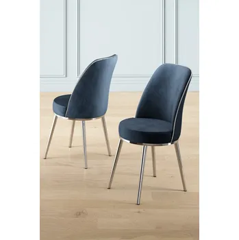 Barová židle Sada židlí (2 kusy) Pefa - Anthracite, Chrome