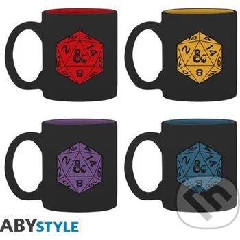 Záložka Dungeons and Dragons set espresso hrnčekov 4 ks - ABYstyle ABYstyle