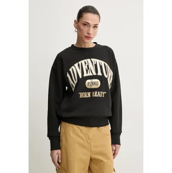 Dámské oblečení Bavlněná mikina Pinko 104618.A2CZ černá 99X, vel. S