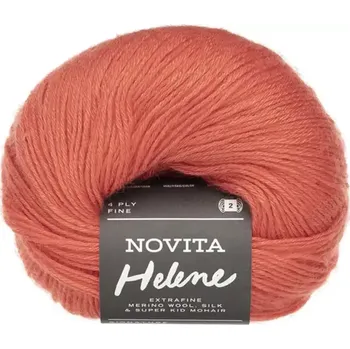 Příze Novita Helene 5421 Dýňová (Luxusní hřejivá příze Helene Brand )