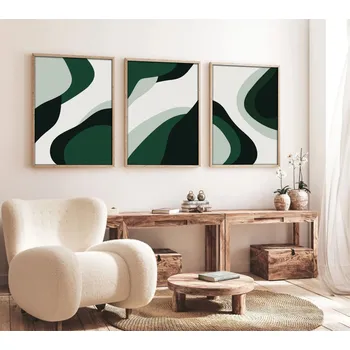 Obraz Dekorativní rámovaný obraz z MDF (3 kusy) Huhu204 - 50 x 70