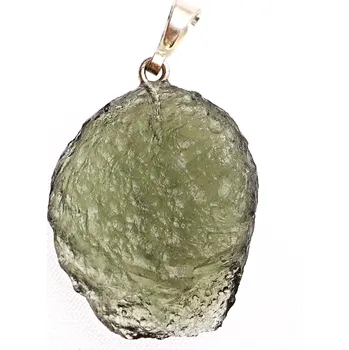 Přívěsek Magieprirody.cz Přívěsek Vltavín 2.8 g 21 x 18 mm šlupna chirurgická ocel #V88