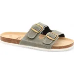 SAMLUX® Dámské korkové biopantofle olivové 9058-L3 Barva: Khaki, Velikost: 36