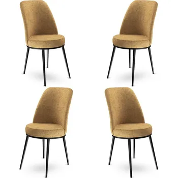 Barová židle Sada židlí (4 kusy) Dexa - Cappuccino, Black