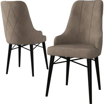 Barová židle Sada židlí (4 kusy) Neta - Cappuccino, Black