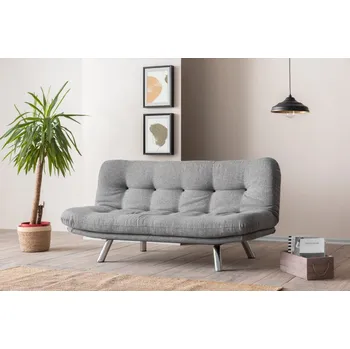 Pohovka Trojmístná rozkládací pohovka Misa Small Sofabed - Light Grey