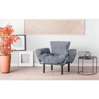 Křeslo Křeslo ušák Nitta Single - Grey