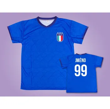 Fotbalový dres Itálie vlastní jméno Velikost: XL
