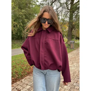 Dámská casual bunda Dámská přechodná bunda oversize , VELIKOST UNI ( S, M , L )