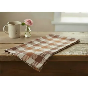 Utěrka Kuchyňská bavlněná utěrka SIMPLY hnědá 40x60 cm 100% bavlna