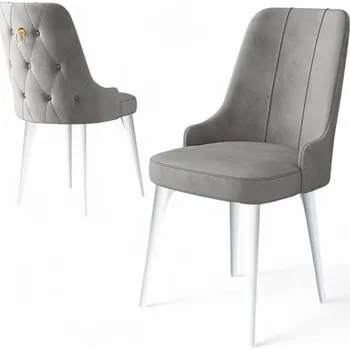 Barová židle Sada židlí (4 kusy) Newa - Grey, White