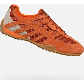 Pánská fitness obuv Pánské tenisky GEOX SNAKE ORIGINAL HNĚDÁ 42