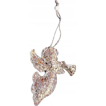 Přívěsek ANDĚL BROKÁTOVÁ ZÁVĚSNÁ OZDOBA ZLATÁ Goliat