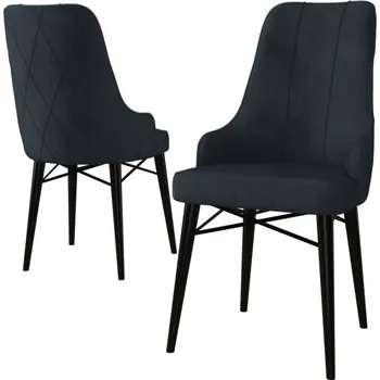 Barová židle Sada židlí (2 kusy) Neta - Anthracite, Black