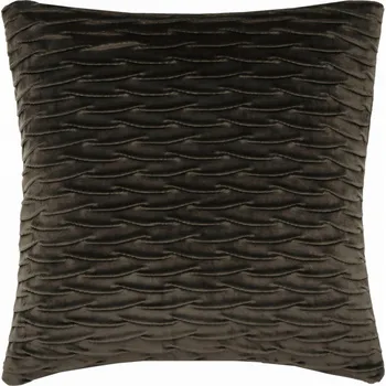 Povlak na polštářek Povlak na polštář 40x40 Vlna Velur Hnědý