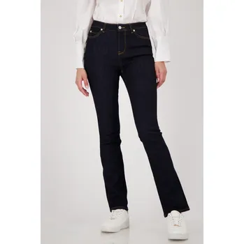 Dámské kalhoty Kalhoty Monari 9235 tmavě modré jeans Velikost: 40