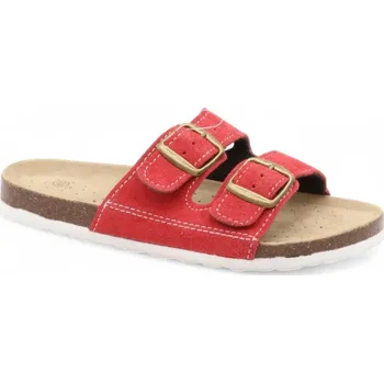 Dámské pantofle SAMLUX® Dámské korkové biopantofle červené 9058-L9 Barva: Red, Velikost: 41