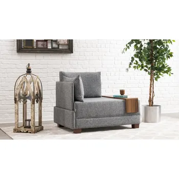 Křeslo Křeslo / Jednomístná pohovka Fly Armchair Left - Grey