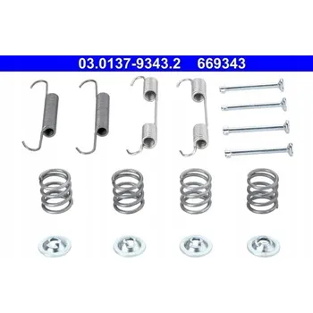 Brzdová čelist ATE 03.0137-9343.2 Sada příslušenství, brzdové čelisti brzdy
