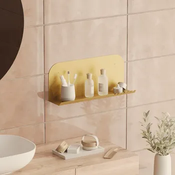 police Nástěnná police Long Pouch - Gold