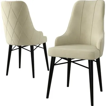 Barová židle Sada židlí (2 kusy) Neta - Cream, Black