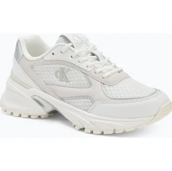 Dámská obuv Dámské boty Calvin Klein YW0YW02009 Hike Runner Mesh Mix MET MG bright white/silver
