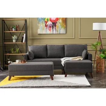 Pohovka Rohová rozkládací pohovka Bella Mini Corner Sofa Right - Anthracite